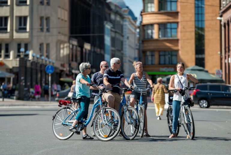 passeio de bicicleta em Buenos Aires