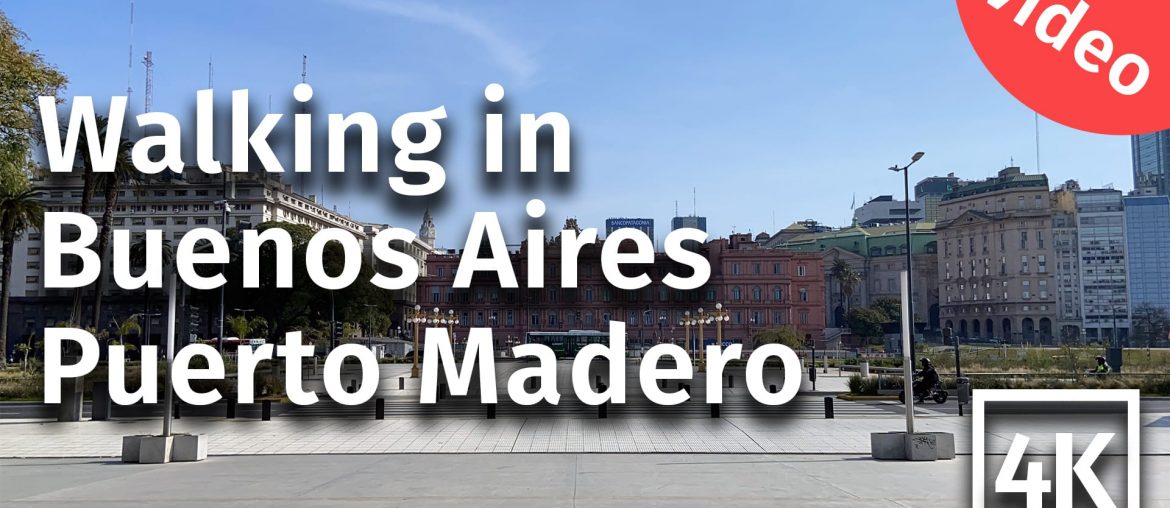Vídeo: caminhando por Puerto Madero