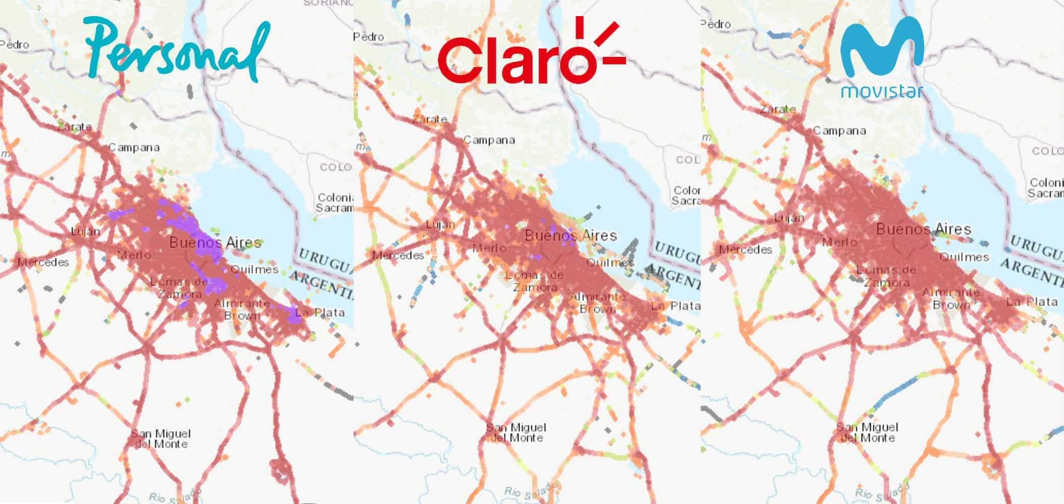 Mobile coverage in Buenos Aires