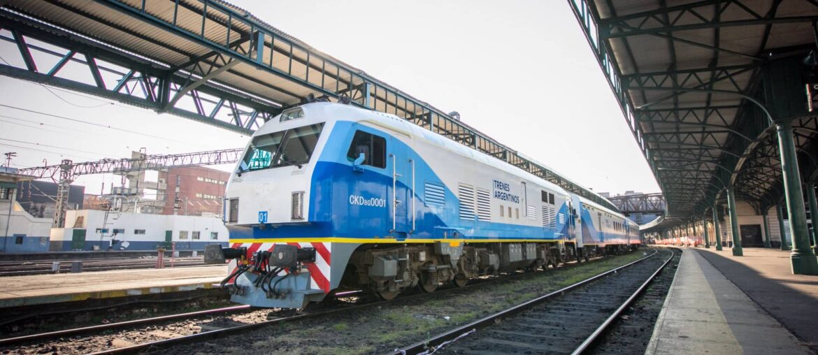 Trains in Argentina travel large distance