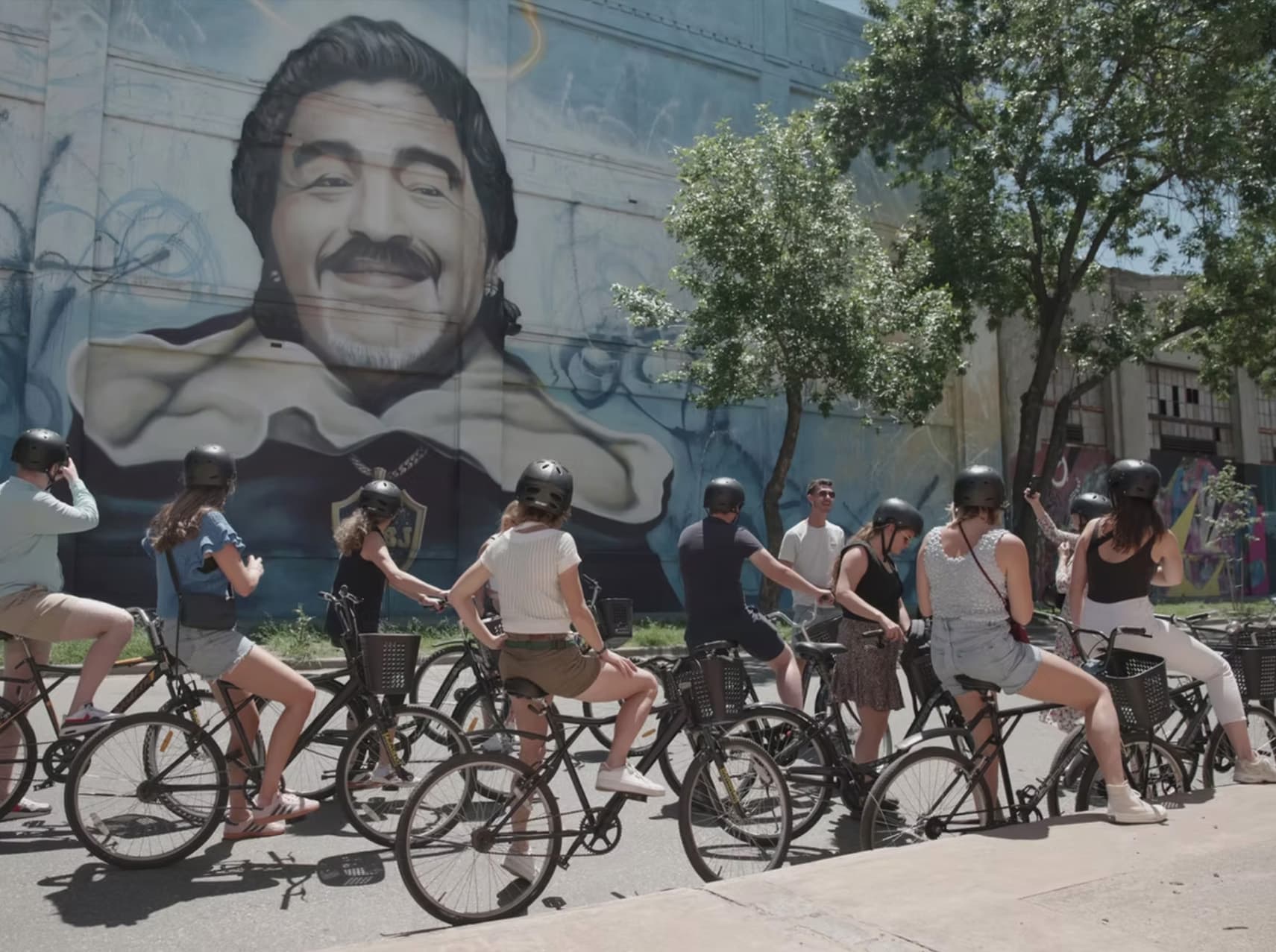 Maradona bike tour Buenos Aires Secrets