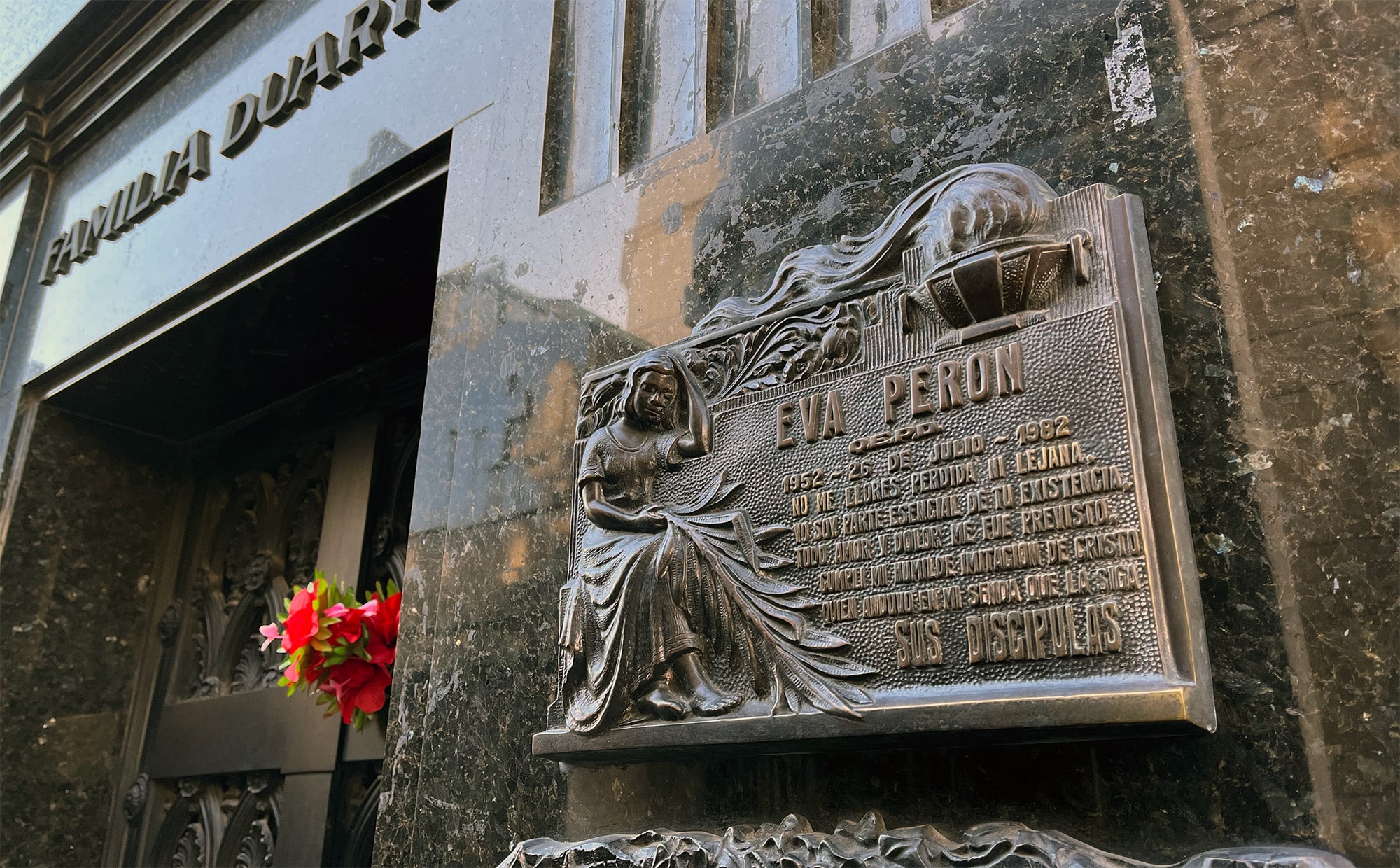 Eva Peron Duarte Recoleta Cemitério da Recoleta