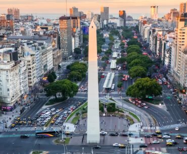 Visiting top Obelisco Observation deck viewpoint Buenos Aires